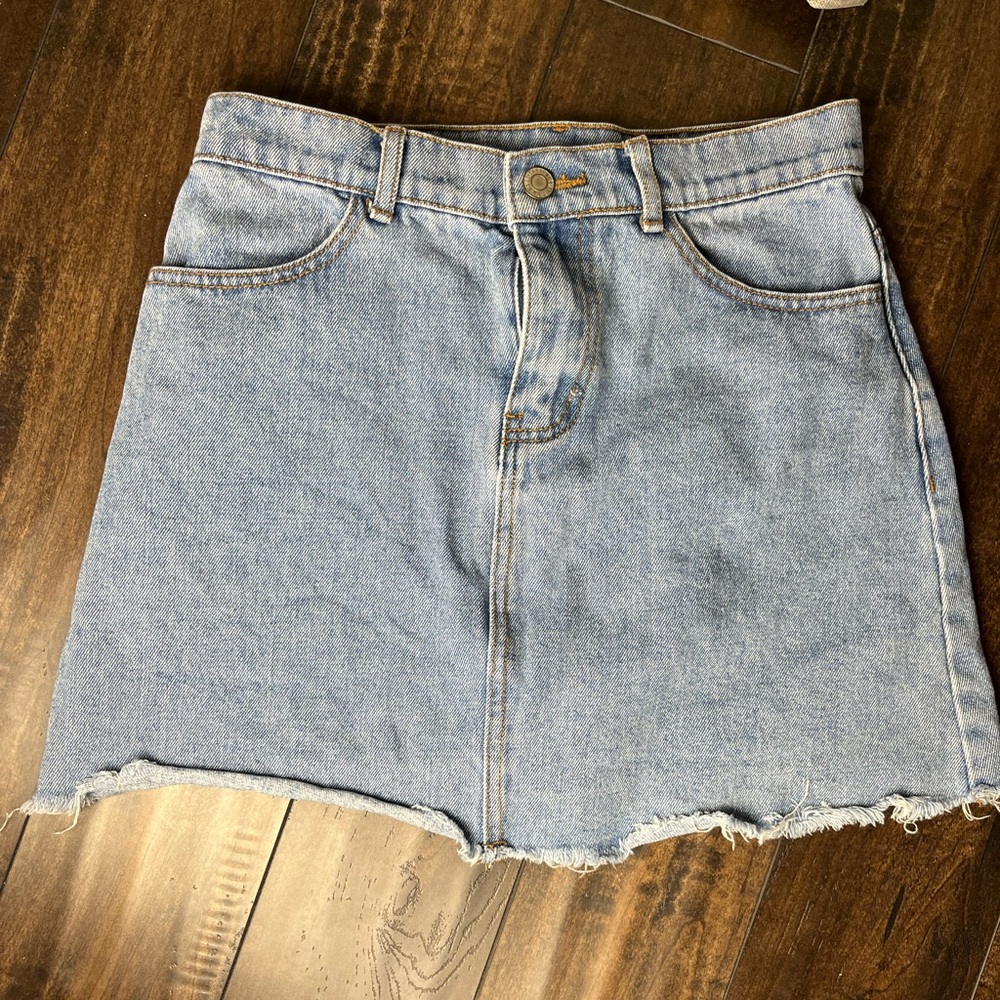 John Galt Brandy Melville High waist mini denim skirt size small